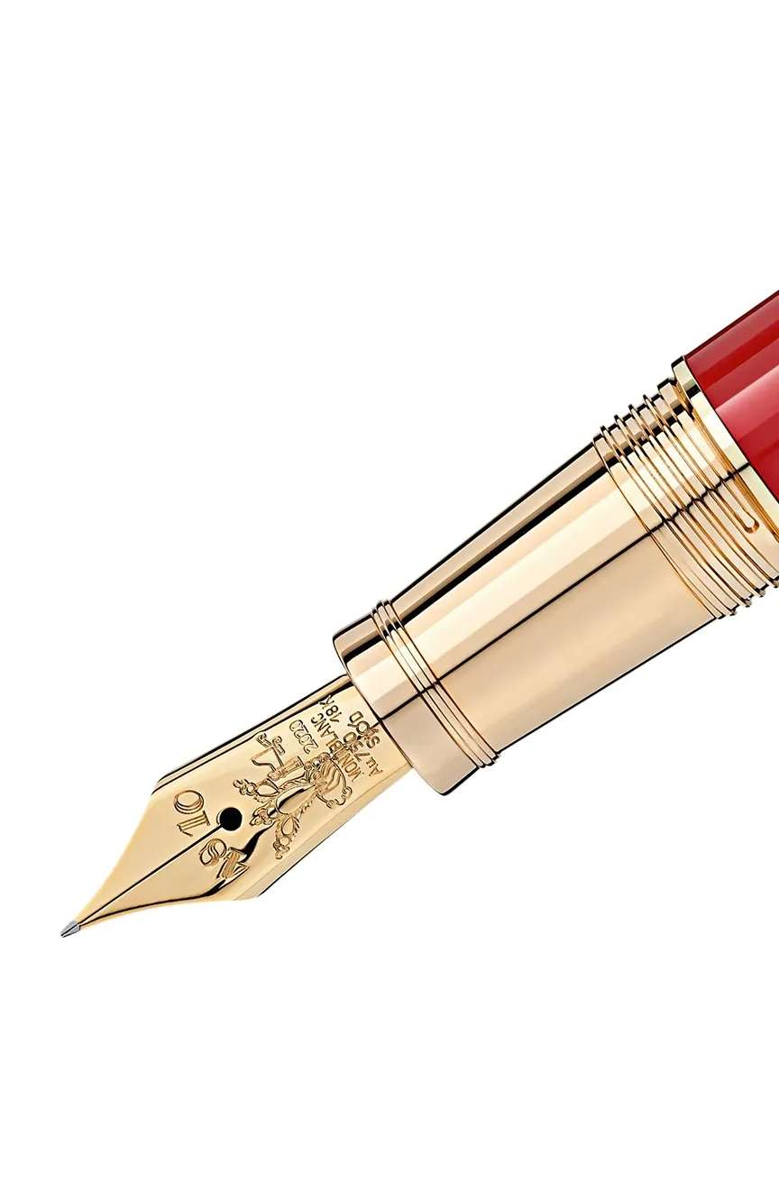 Montblanc Fountain Pen Patron Of Art Homage To Moctezuma I Limited Edition 4810