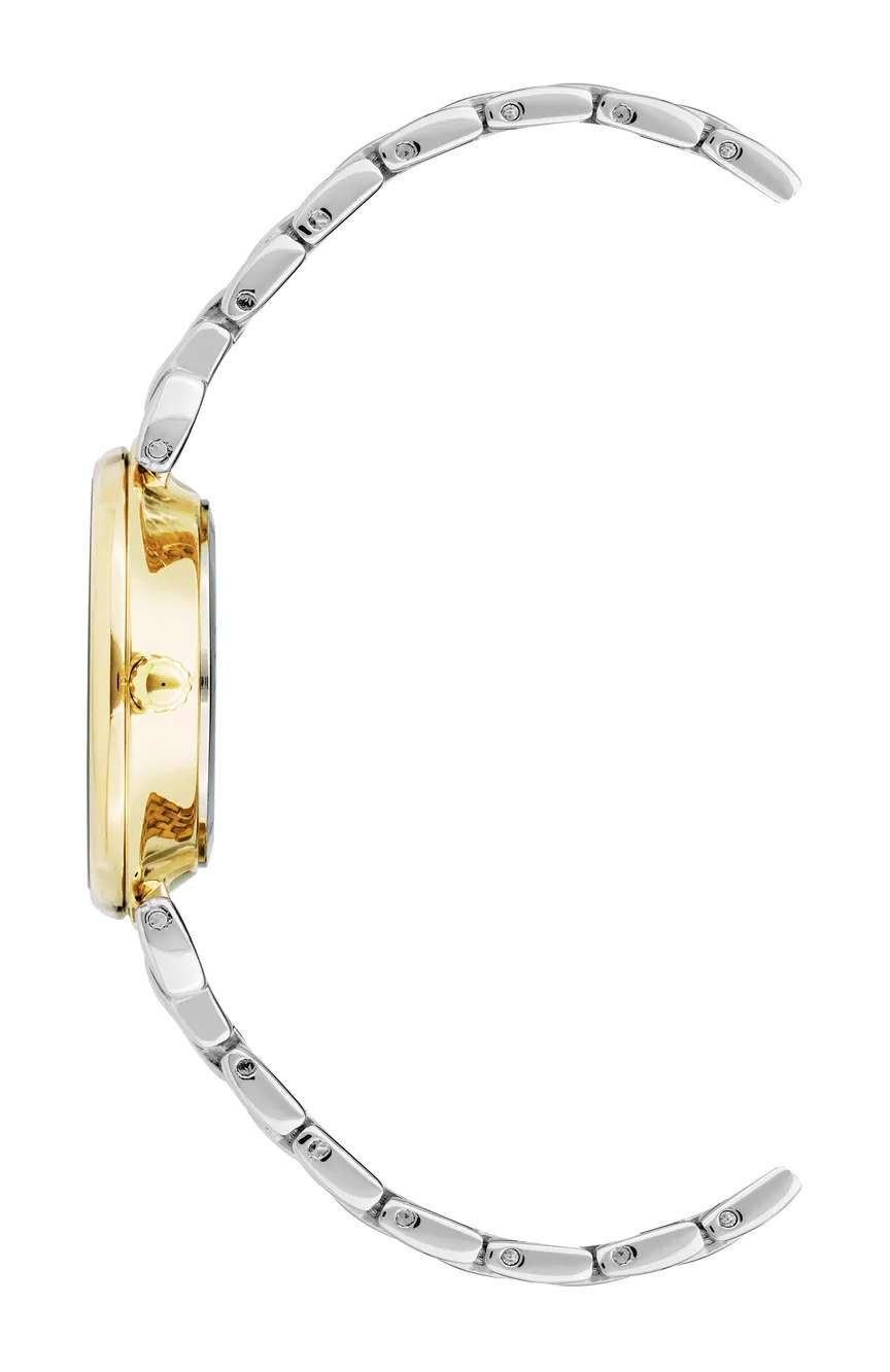 آن كلاين ساعة انالوج بسوار معدني للنساء