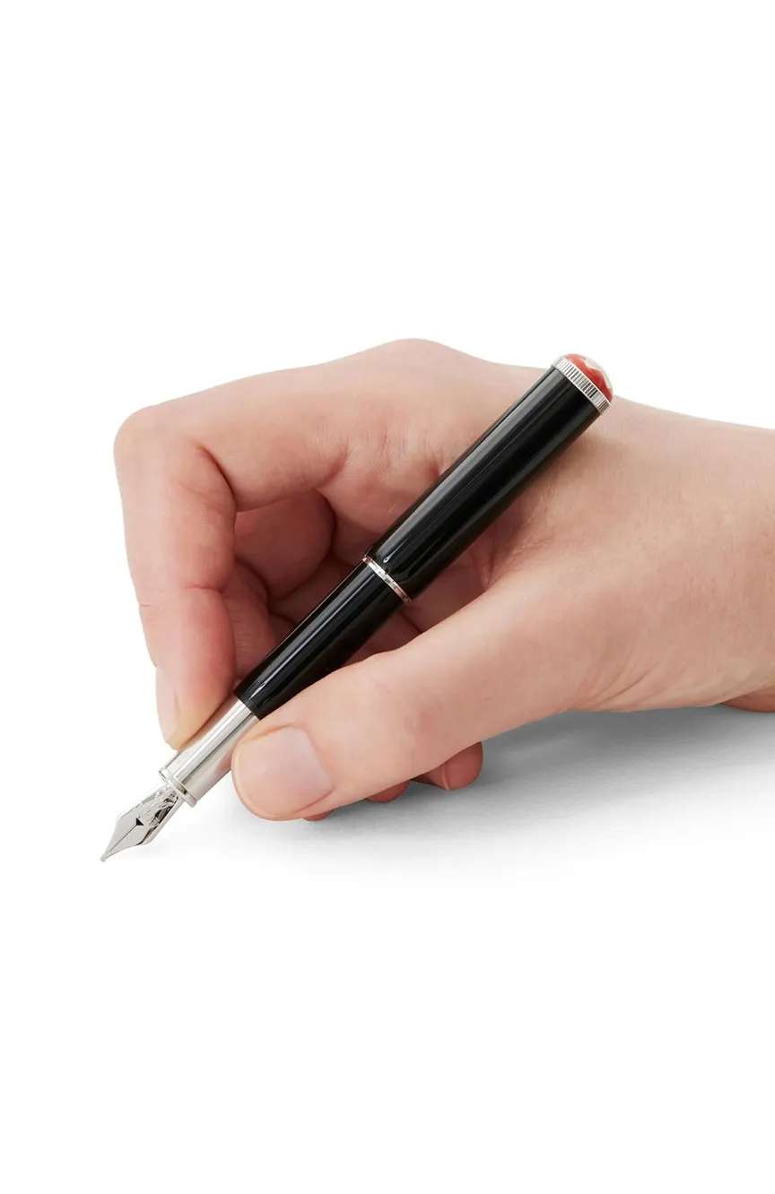Montblanc Heritage Rouge Et Noir Baby Special Edition Black Fountain Pen