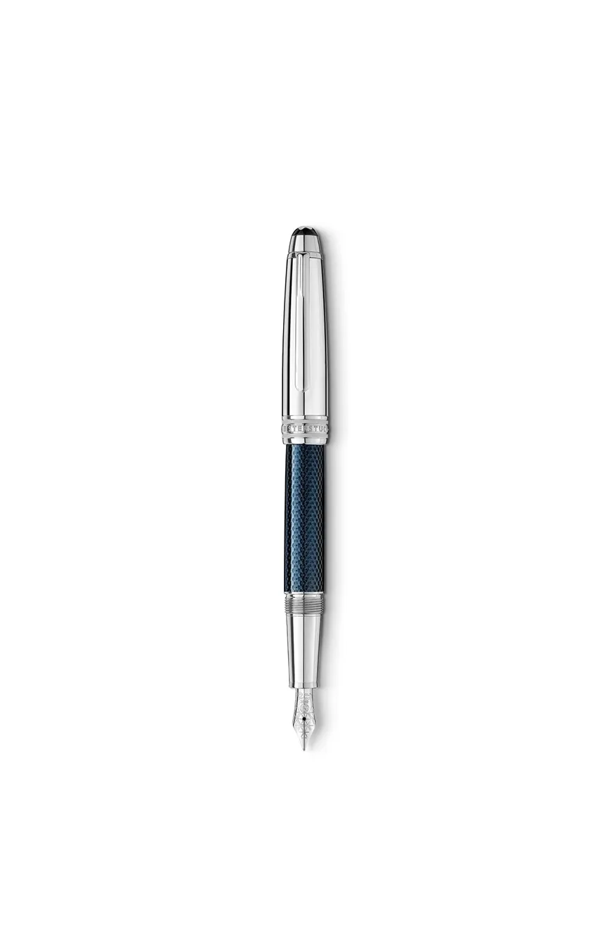 Montblanc Meisterstuck Solitaire Doue Blue Hour Classique Fountain