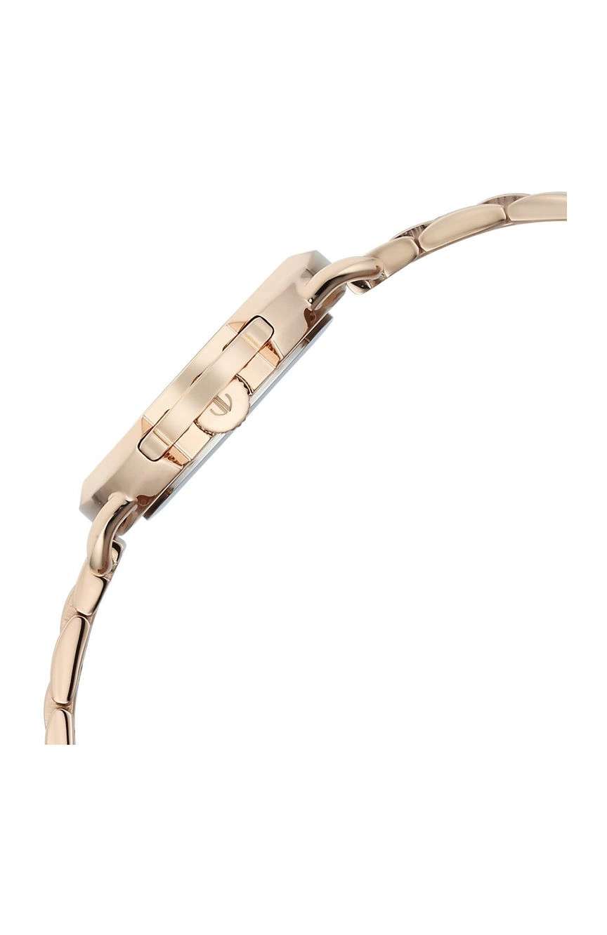 تيتان Workmode Quartz Analog Rose Gold Dial Stainless Steel Strap Watch For Women