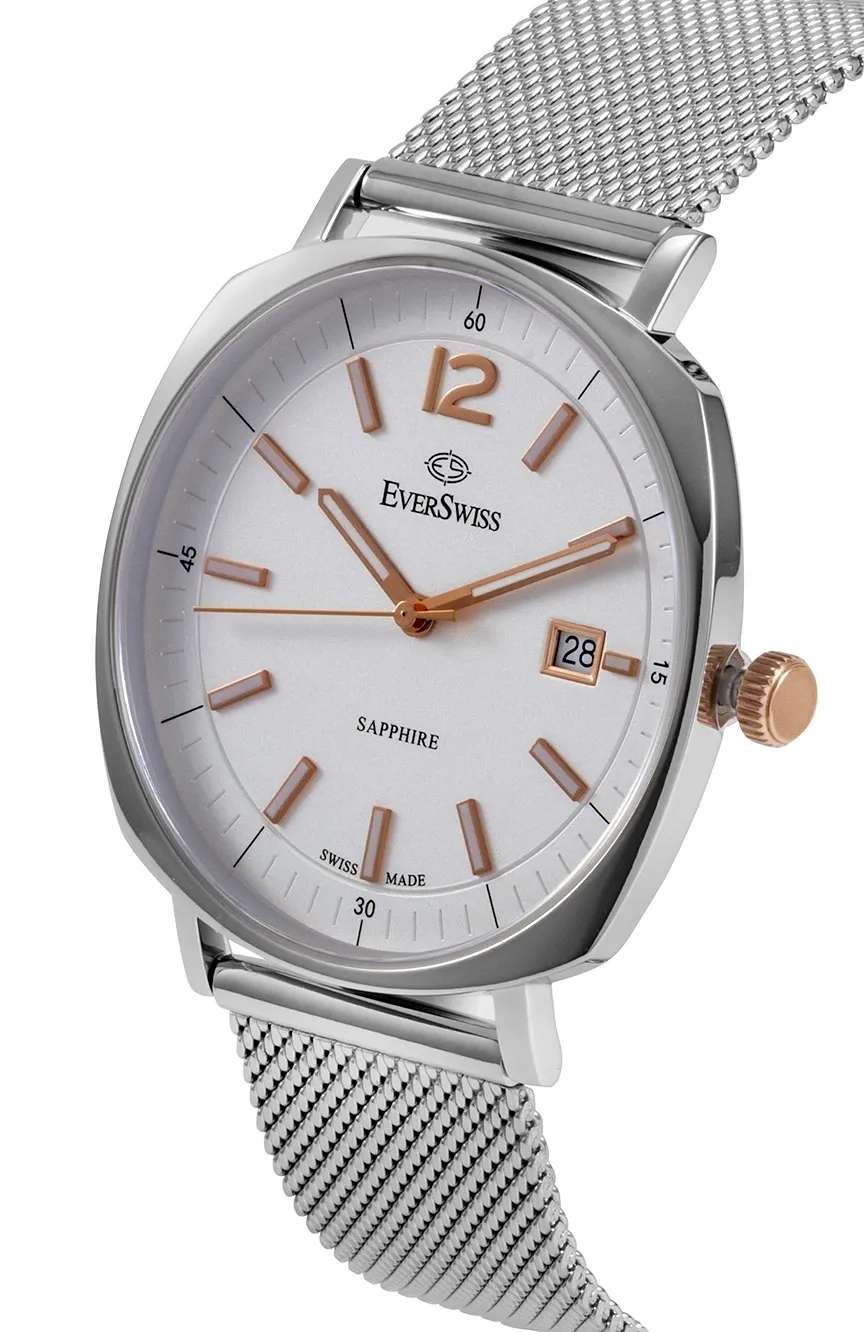 EverSwiss Gents Silver Stainless Steel watch