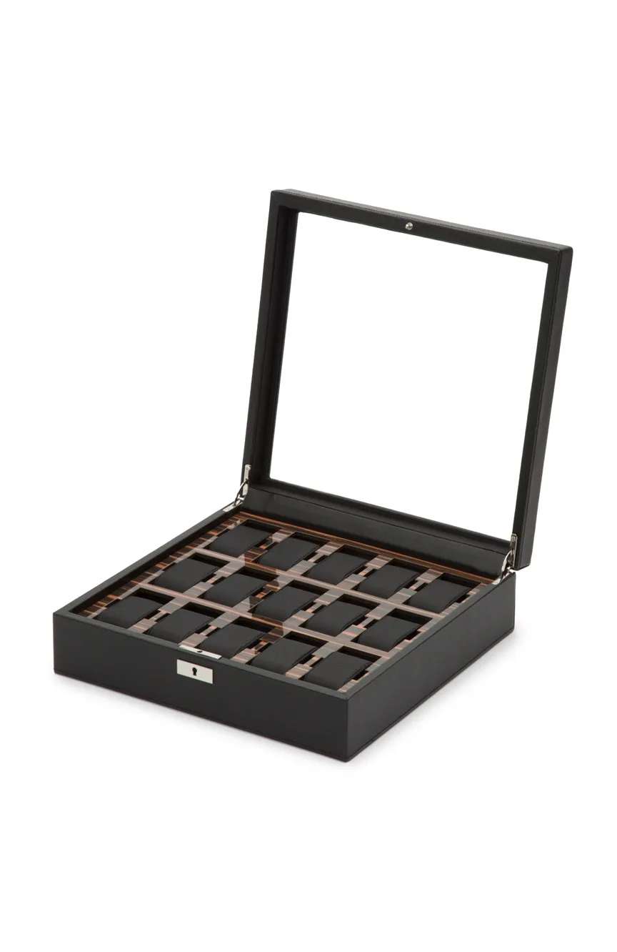 وولف رودستر صندوق ساعات يسع 15 قطعة