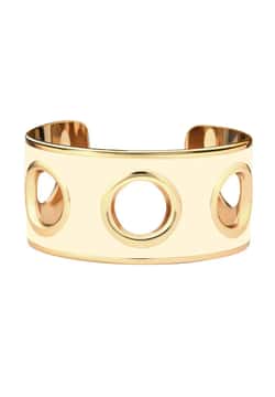 Bangle-Up Eyelet cuff Bracelet