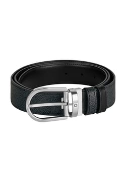 Montblanc Horseshoe 35 mm Reversible Belt in Sartorial Leather