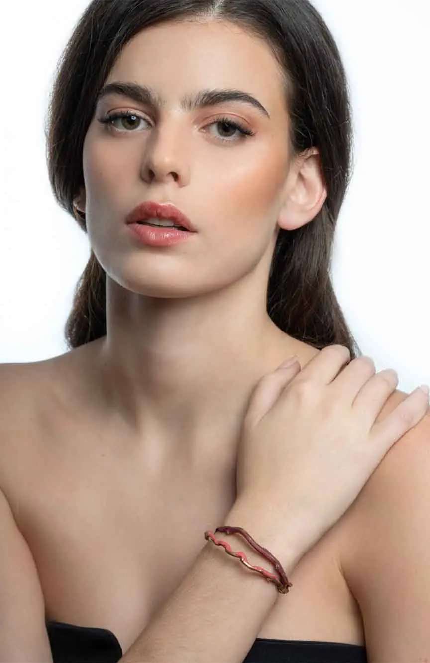 فيلي بلازا سوار مارس البرونزي النحيف ثنائي اللون