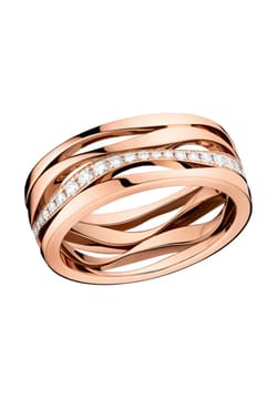 OMEGA Ladymatic Ring 18k red gold diamonds