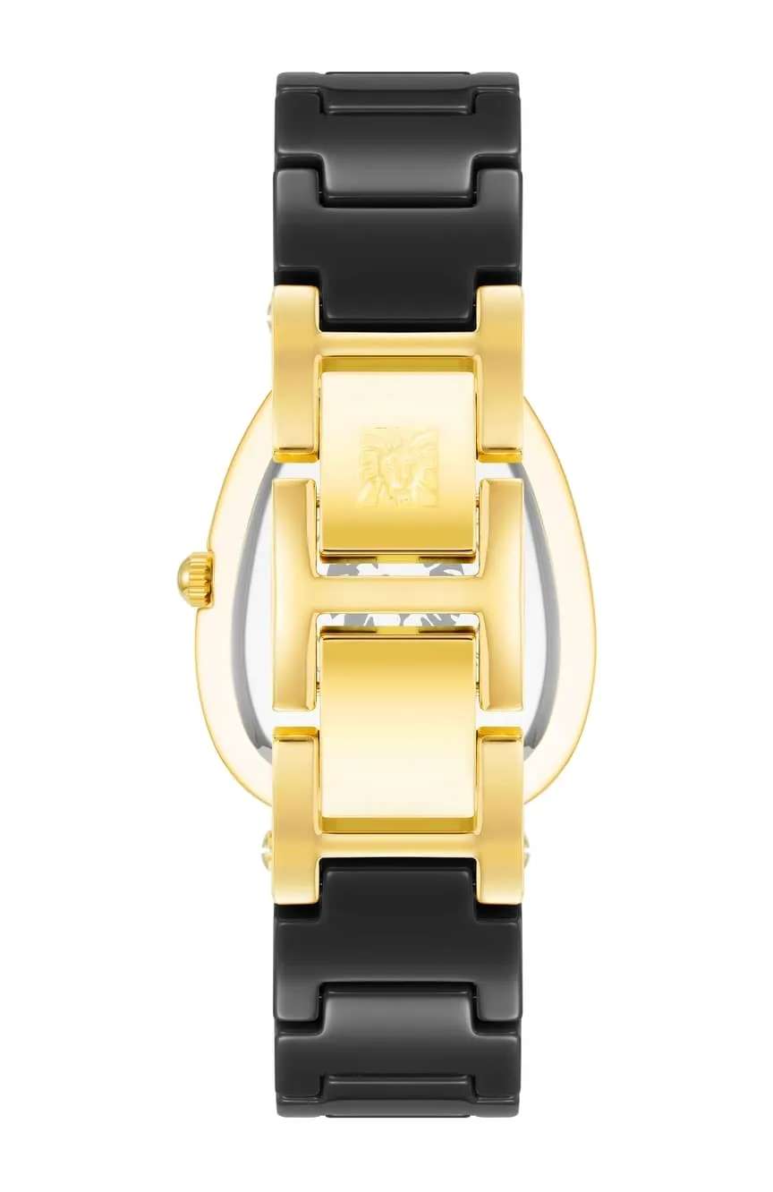 آن كلاين ساعة انالوج بسوار سيراميكي للنساء