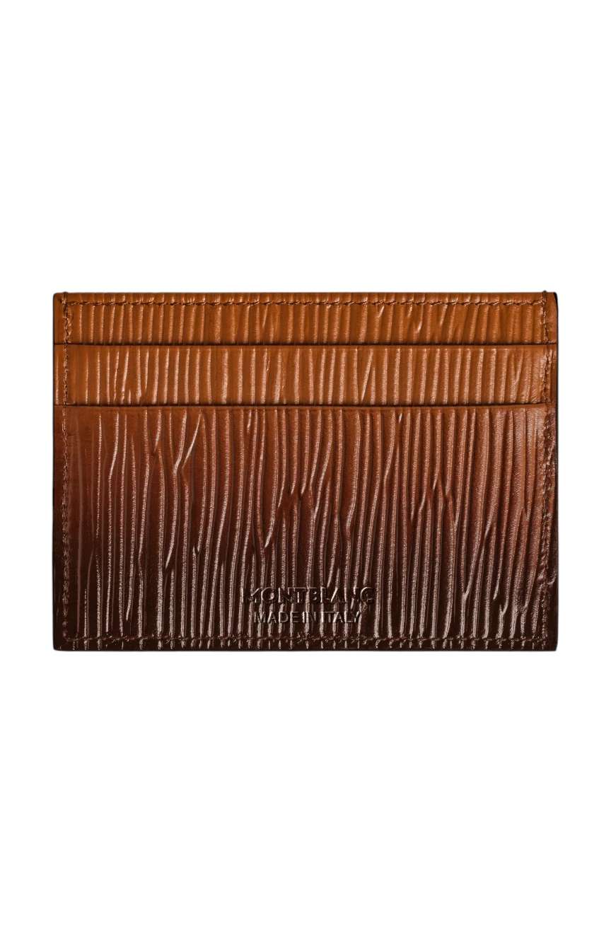 Montblanc Card Holder 5cc in Corteccia Sfumato Leather