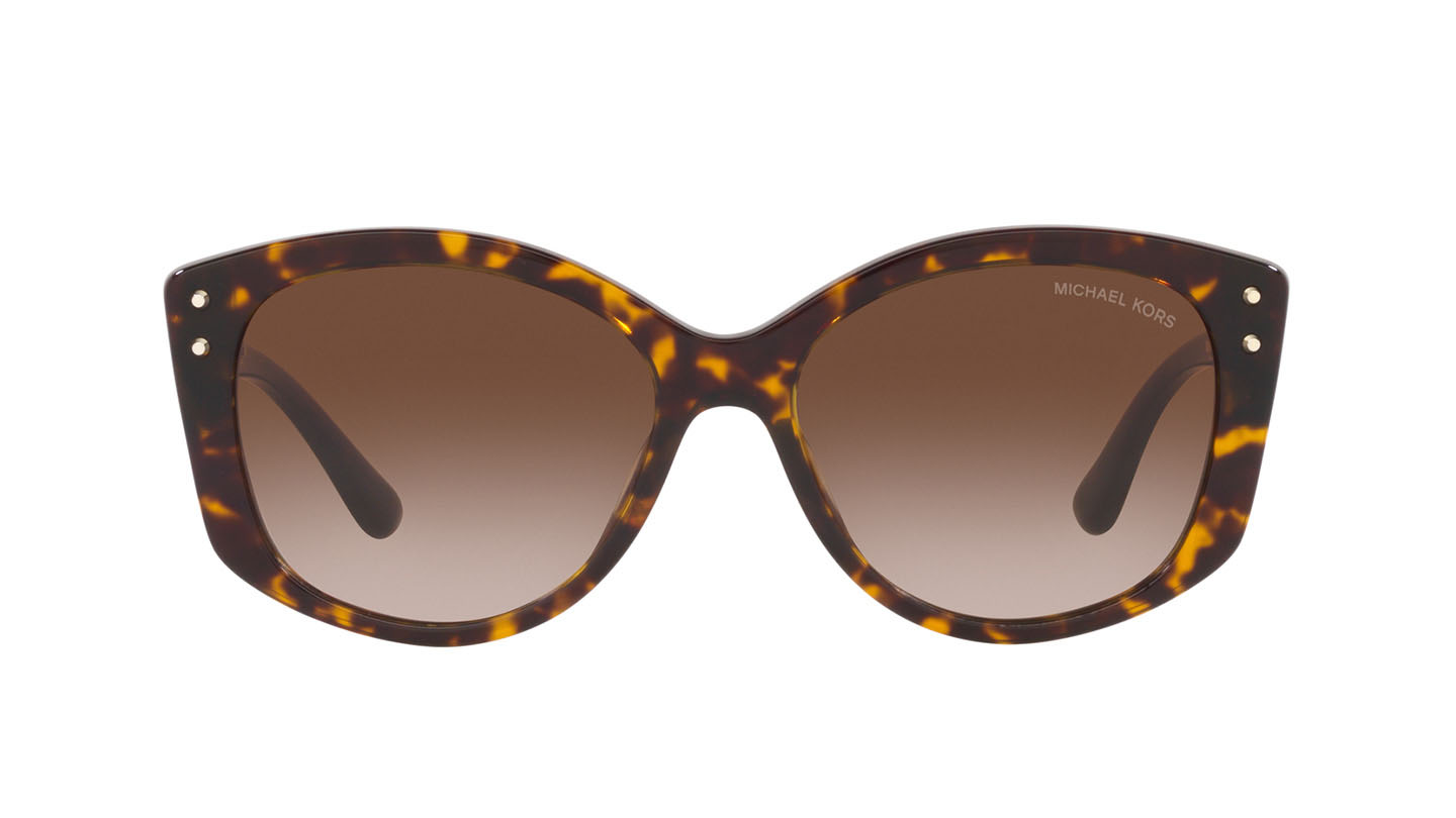 Michael Kors Women Irregular Dark Tortoise Sunglass | RivoliShop.com