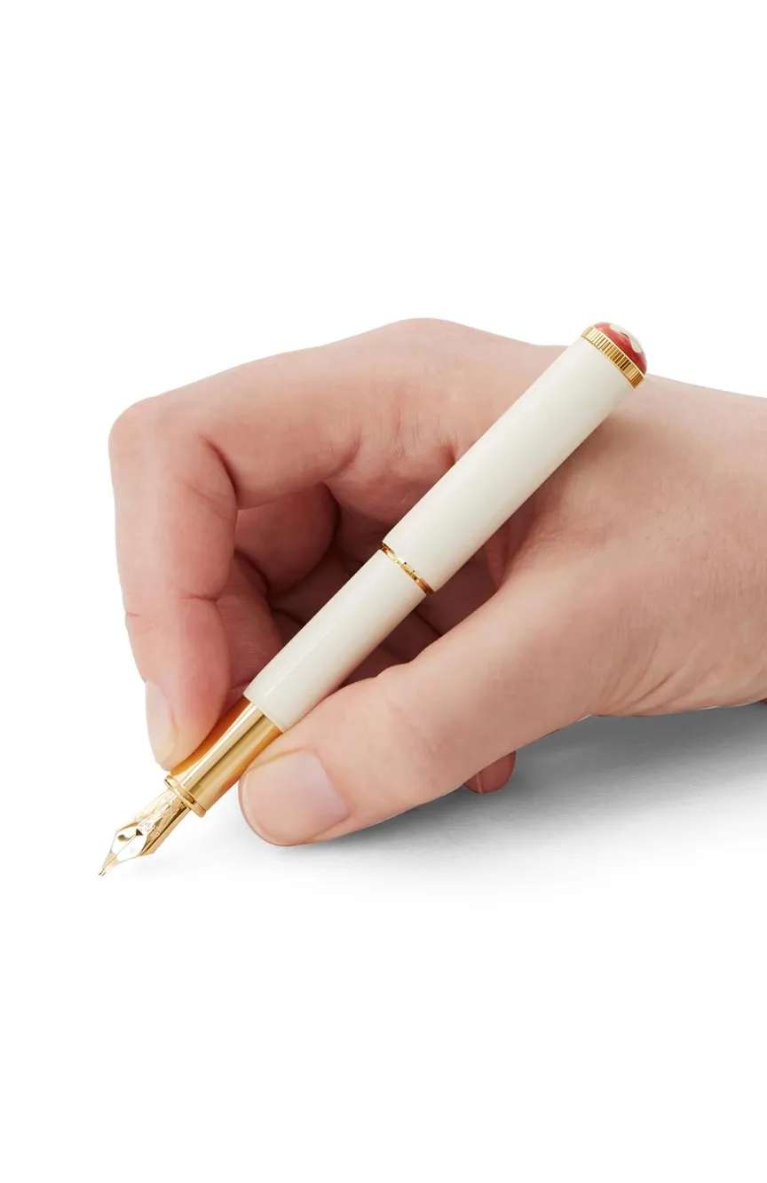 Montblanc Heritage Rouge Et Noir Baby Special Edition Ivory-Coloured Fountain Pen