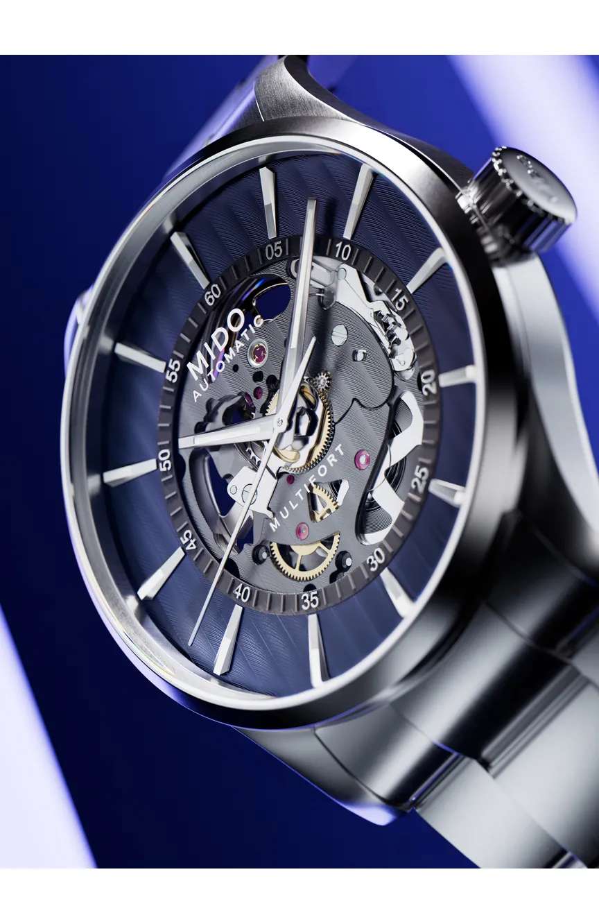 Mido Multifort Skeleton Vertigo