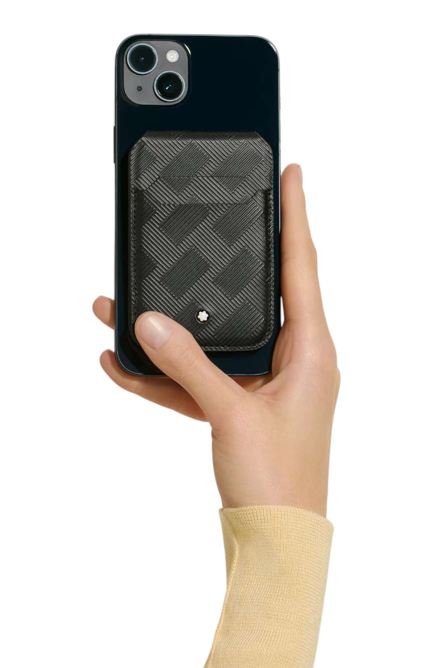 Montblanc Card Holder 3cc for iPhone with MagSafe in Extreme Leather