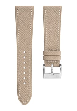 Delugs Leather - Cream Epsom Slim Strap