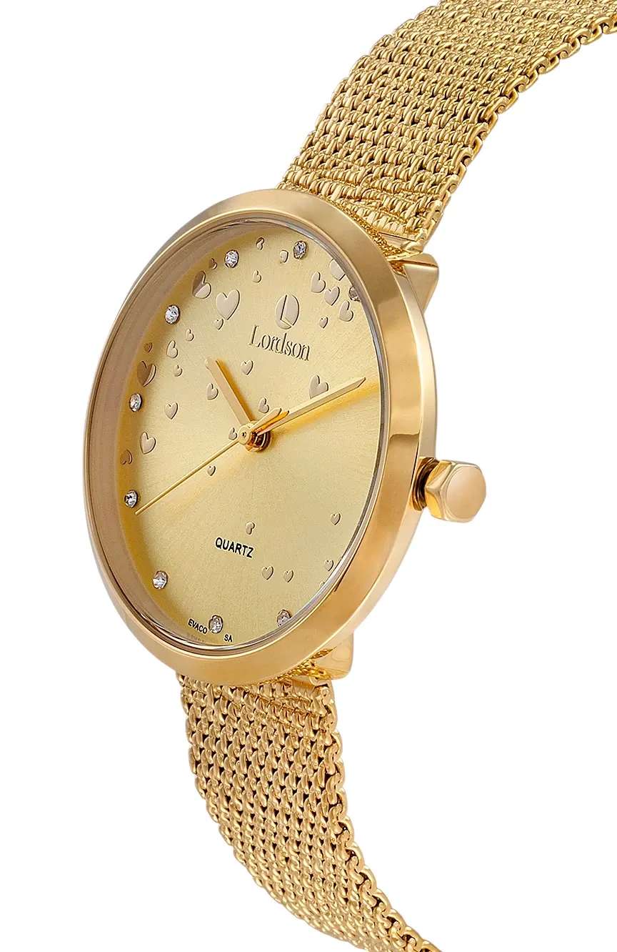 Lordson Ladies Gold Stainless Steel watch