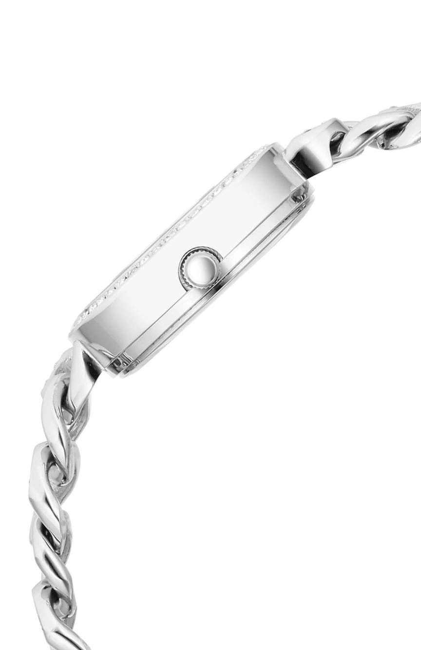 تيتان ساعة تيتان راجا شوستوبر كوارتز بميناء فضي وسوار معدني للنساء