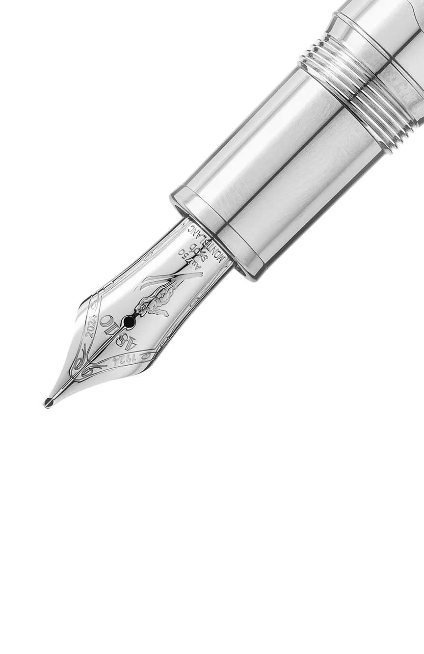 مون بلان قلم حبر سوليتير لي جراند مايسترشتوك x أولمبيات شاموني التراثية 1924