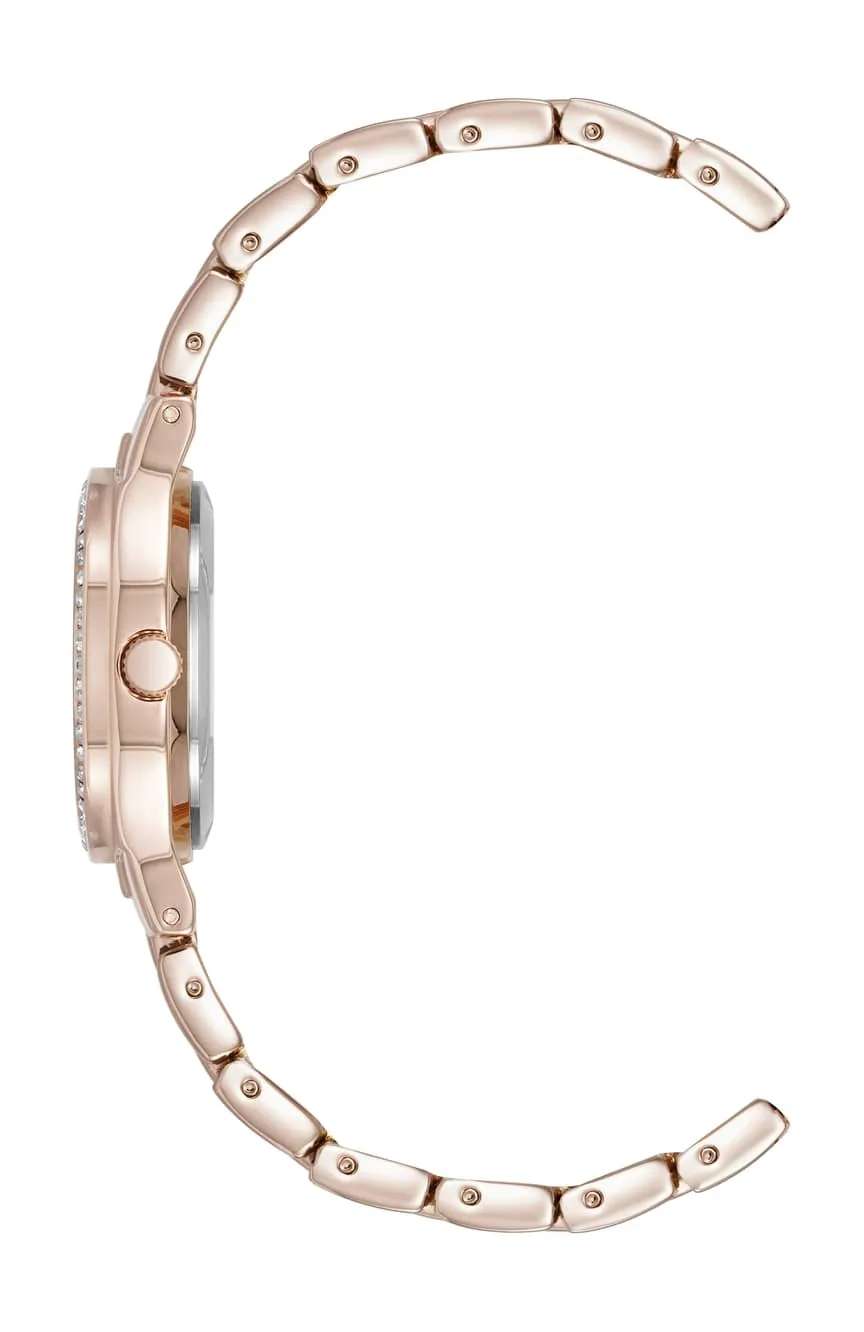 آن كلاين ساعة انالوج بسوار معدني للنساء