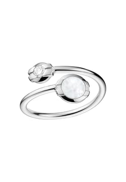 OMEGA RING 18K RED GOLD CERAMIC