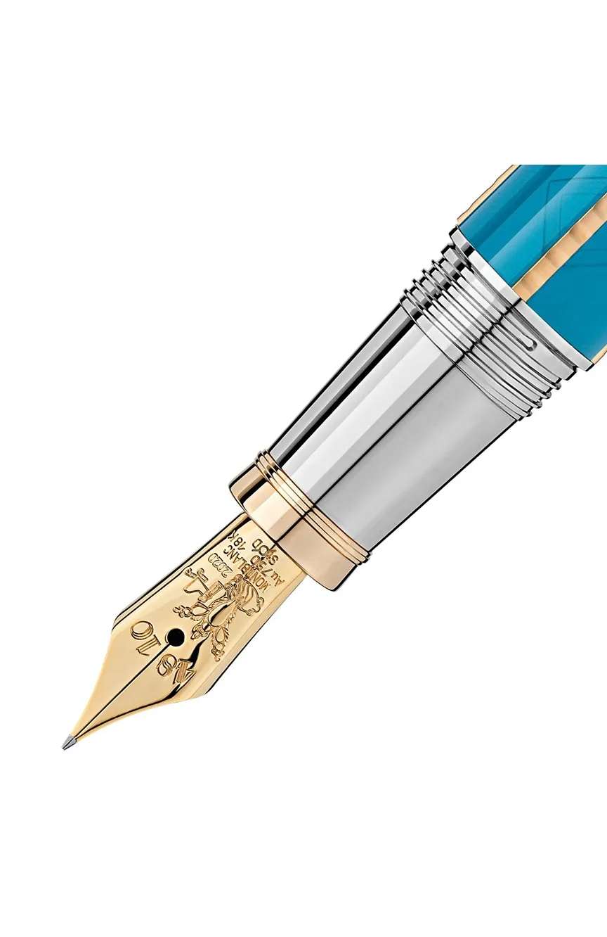 Montblanc Fountain Pen Patron Of Art Homage To Moctezuma I Limited Edition 888