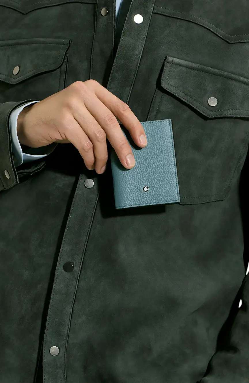 Montblanc Mini Wallet 4cc in Grain Leather