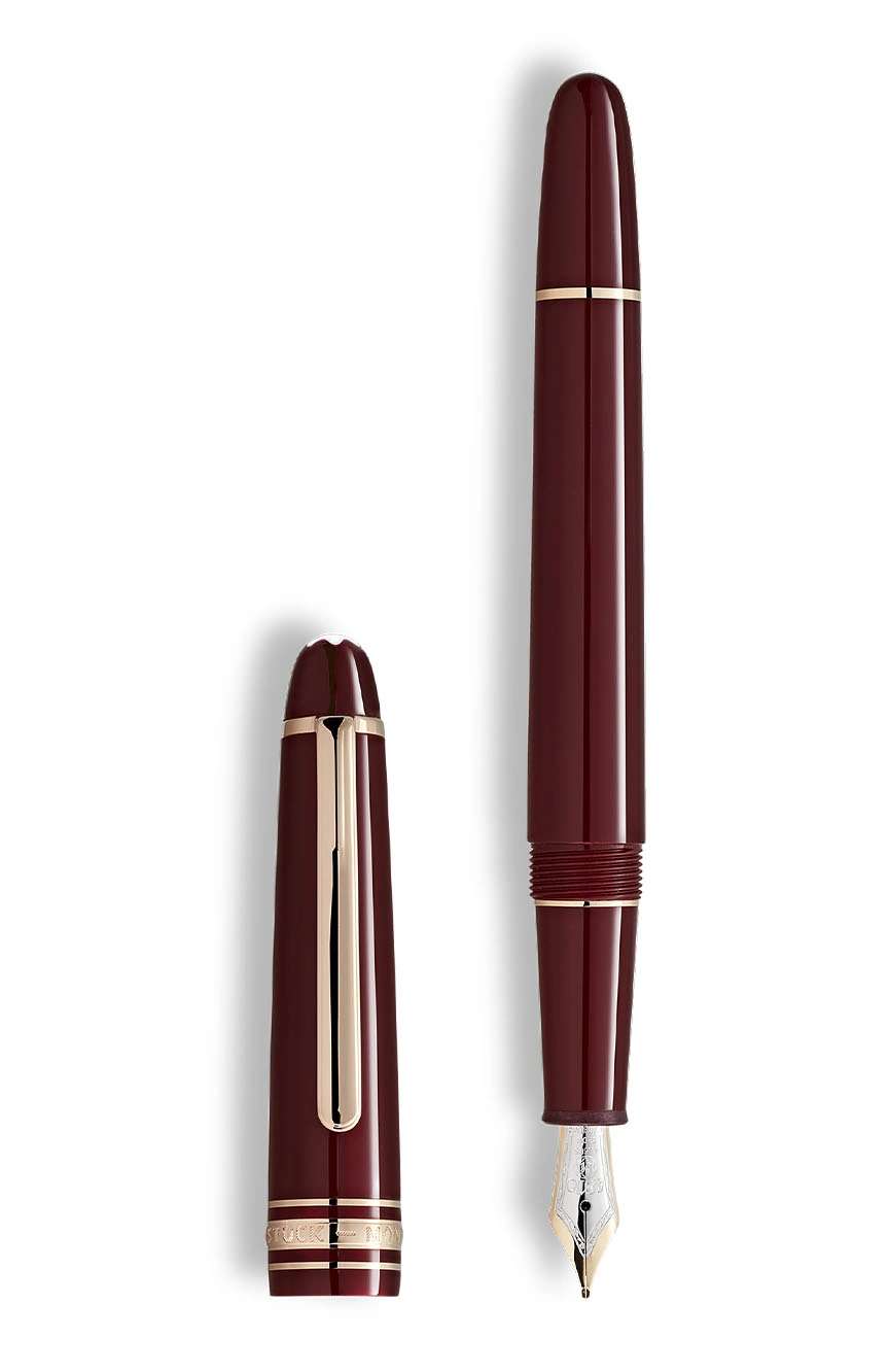 Montblanc Meisterstuck Burgundy Red Classique Fountain Pen