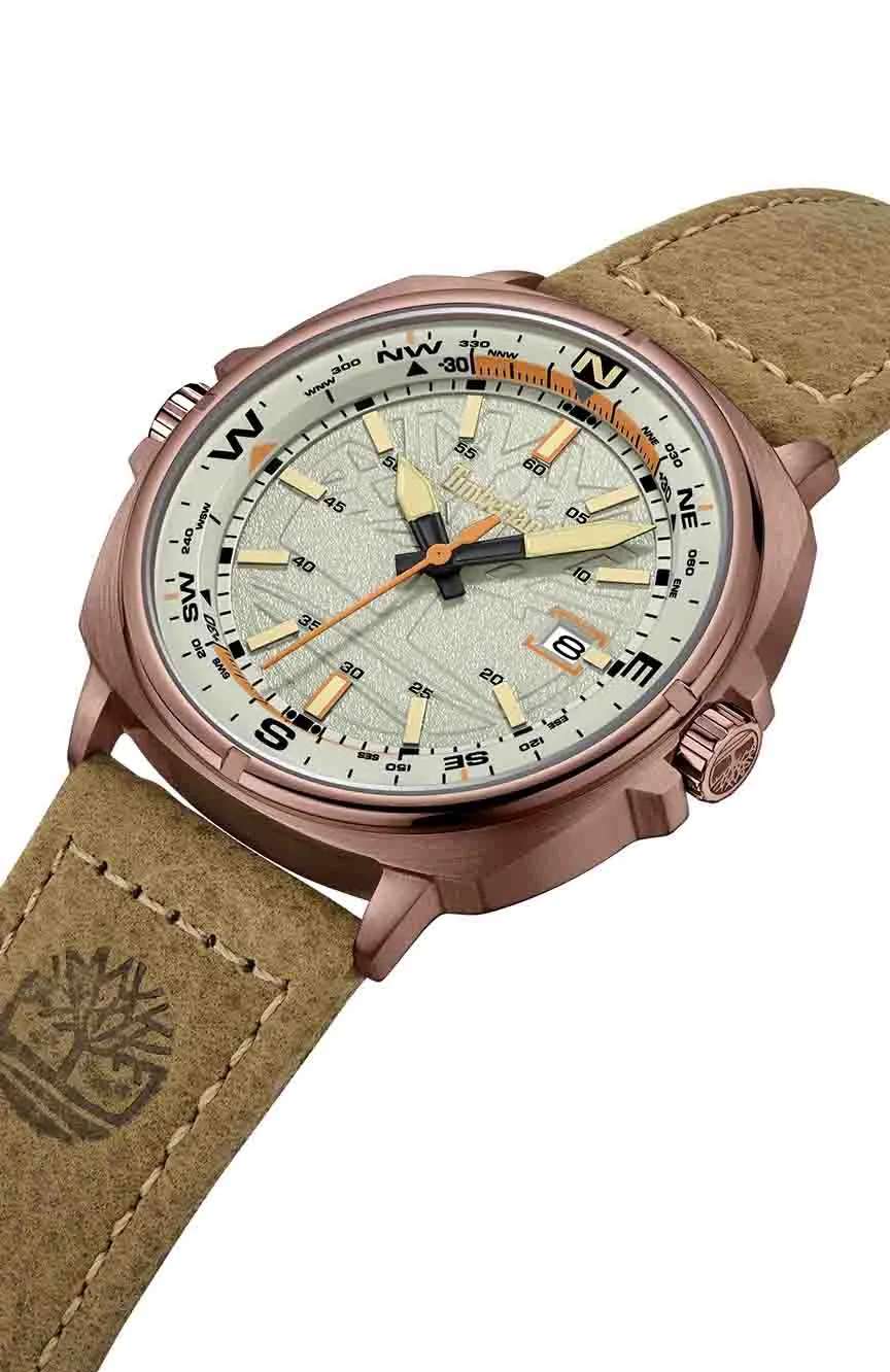 تمبرلاند Men Quartz Leather Watch