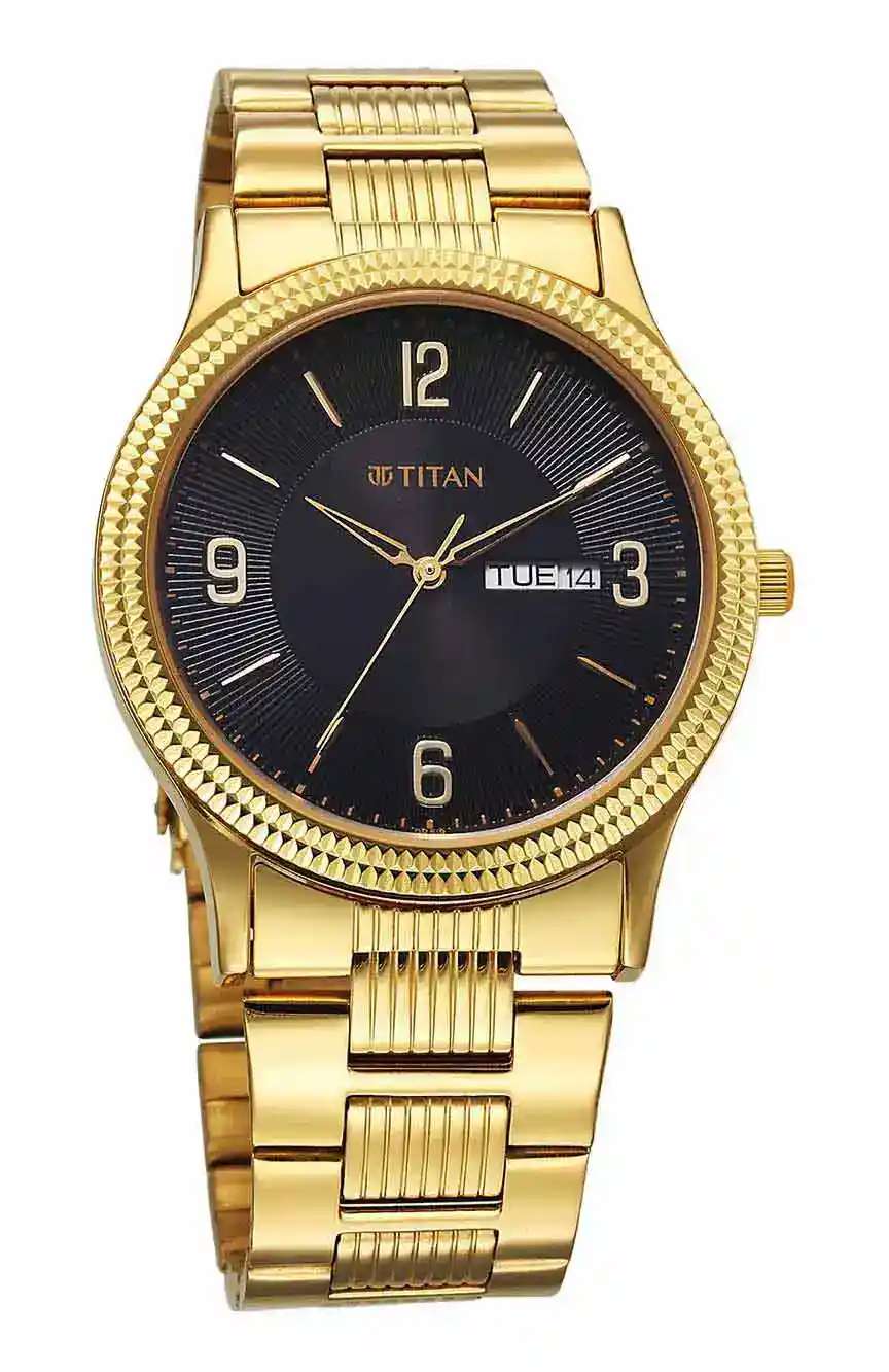 تيتان ساعة تيتان بميناء أسود للرجال