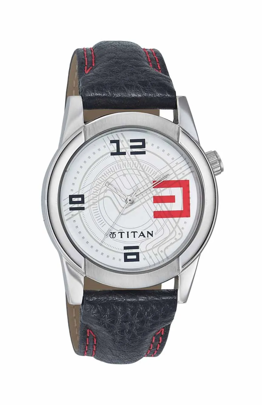 

Titan | Titan Quartz Analog White Dial Watch for Men