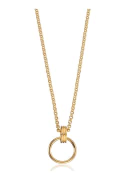 Lily Charmed Gold Charm Capture Necklace