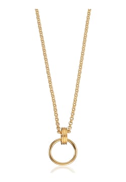 Lily Charmed Gold Charm Capture Necklace
