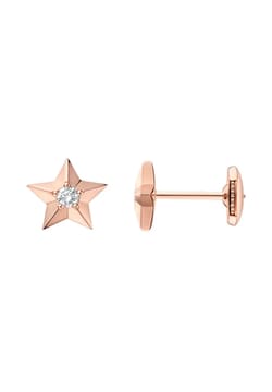 OMEGA Earring 18k red gold