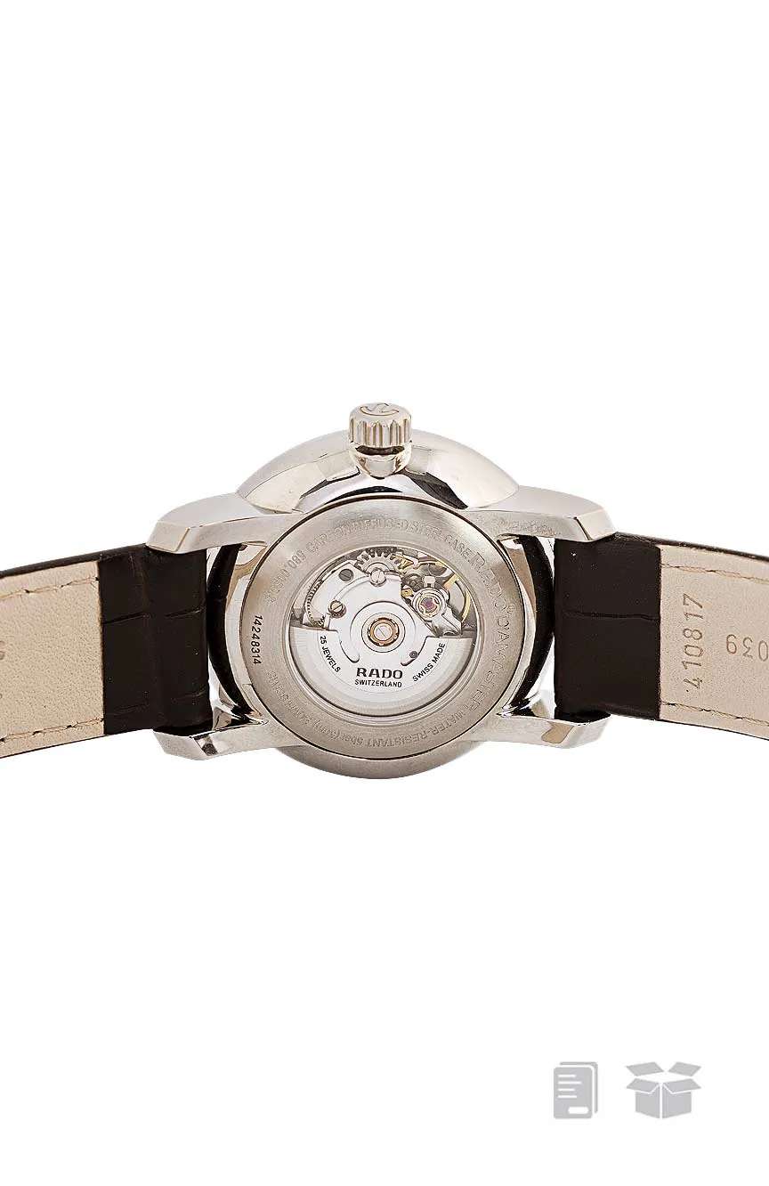 Rado DiaMaster White Dial Automatic Ladies Watch