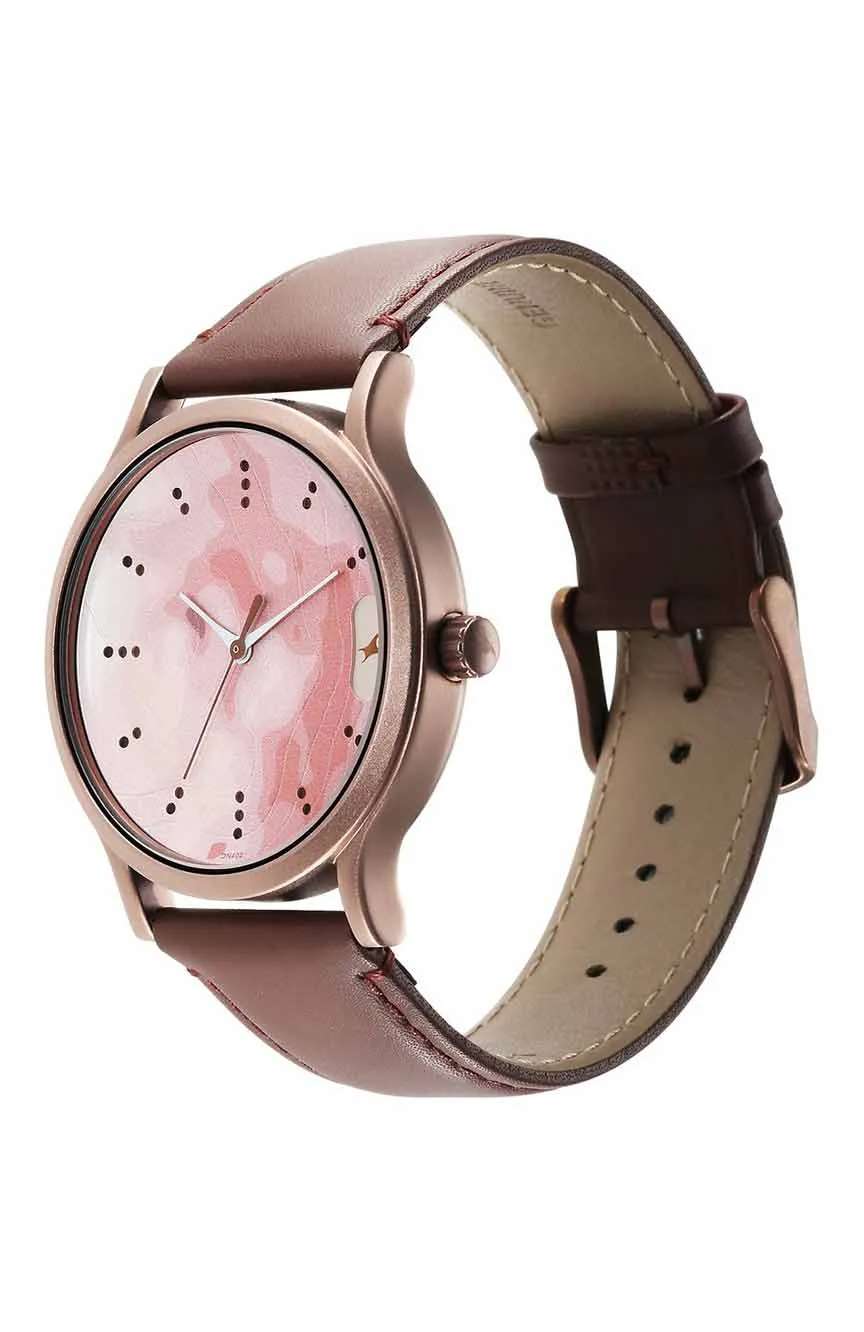 Titan Fastrack Urban Camo Brown Dial Watch for Guys