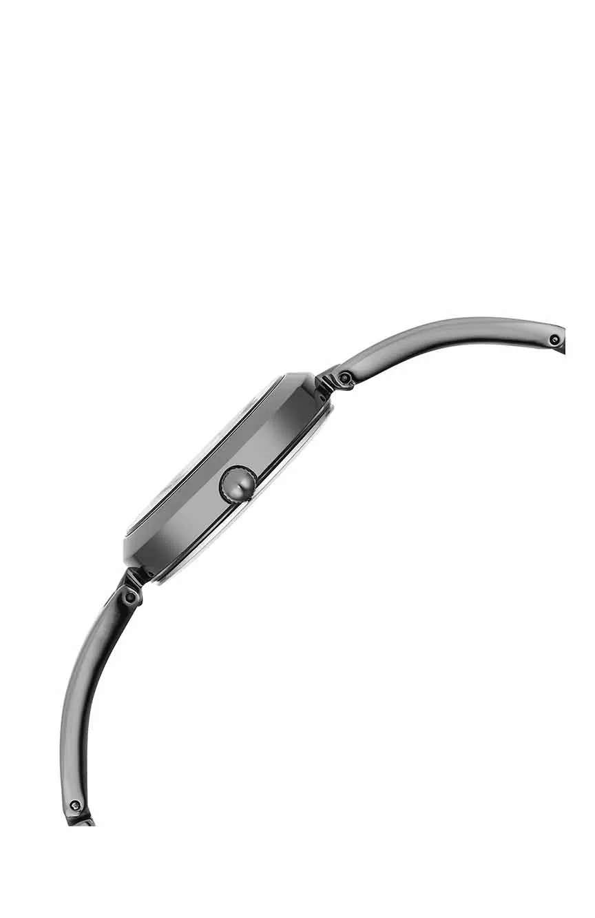 Titan Raga Viva Quartz Analog Black Dial Grey Metal Strap Watch for Women