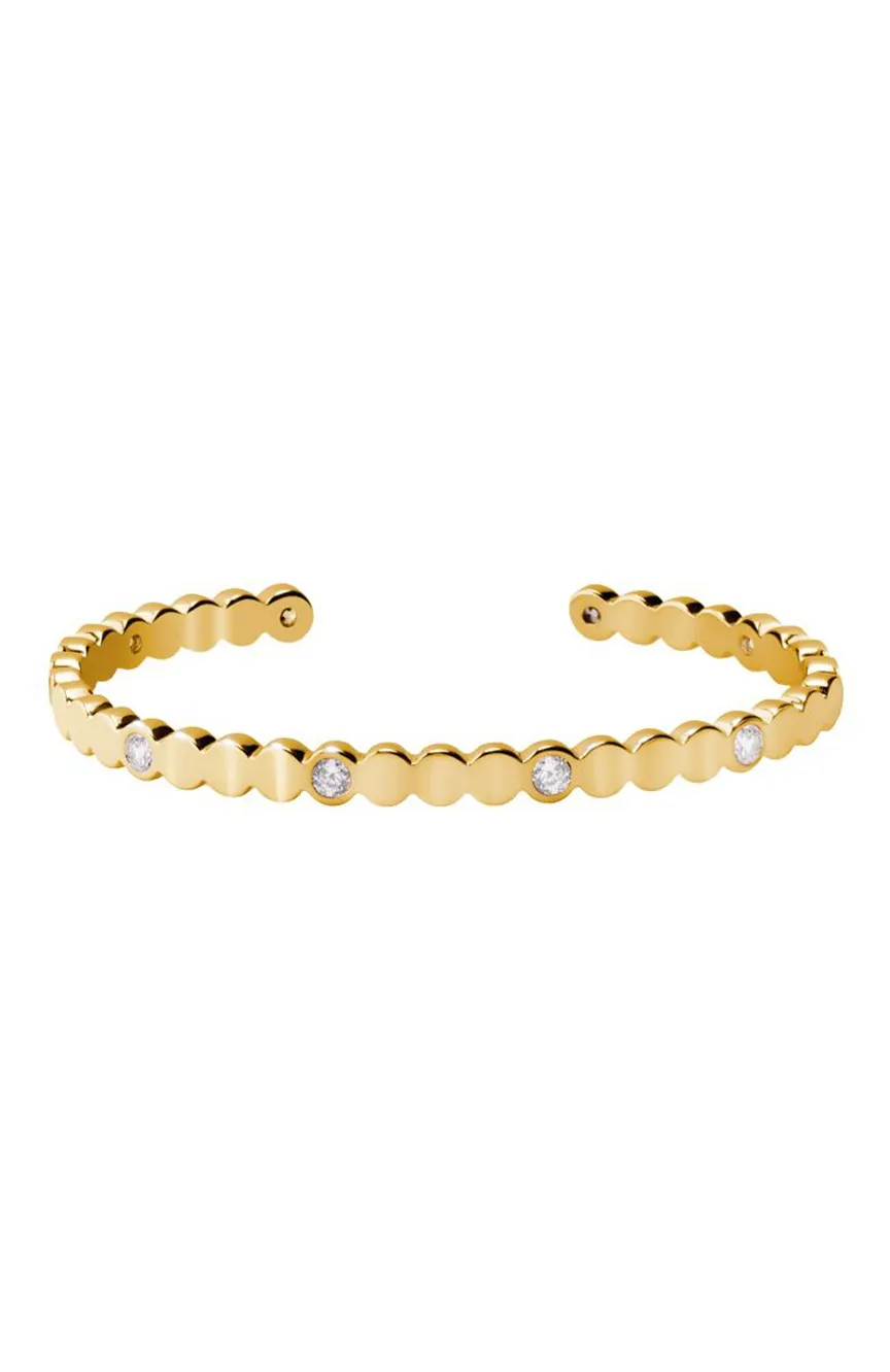 【新品箱付き】Llife 14KGP ONDULATION BANGLE LIDNM / Llife ONLINE STORE / Llife 14KGP ONDULATION BANGLE