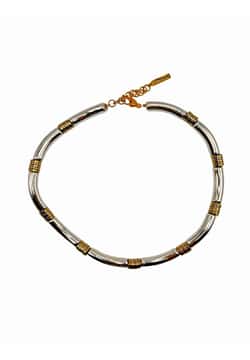 Colette Market Lil tube silver resin bracelet