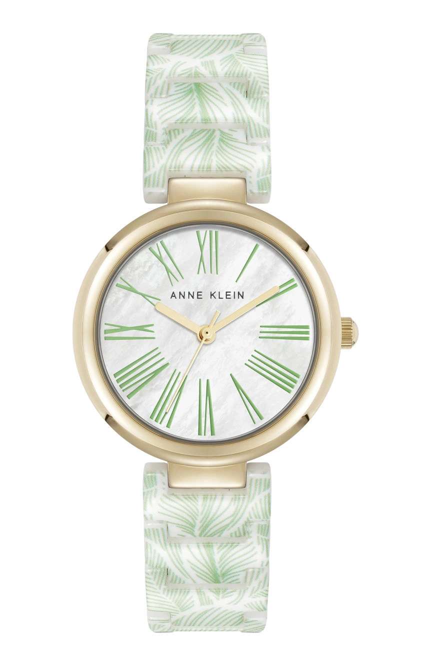 آن كلاين ساعة أنالوج بسوار سيراميكي من آن كلاين للنساء