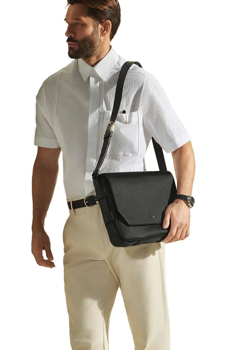 Montblanc Belt Messenger Bag in Sartorial Leather