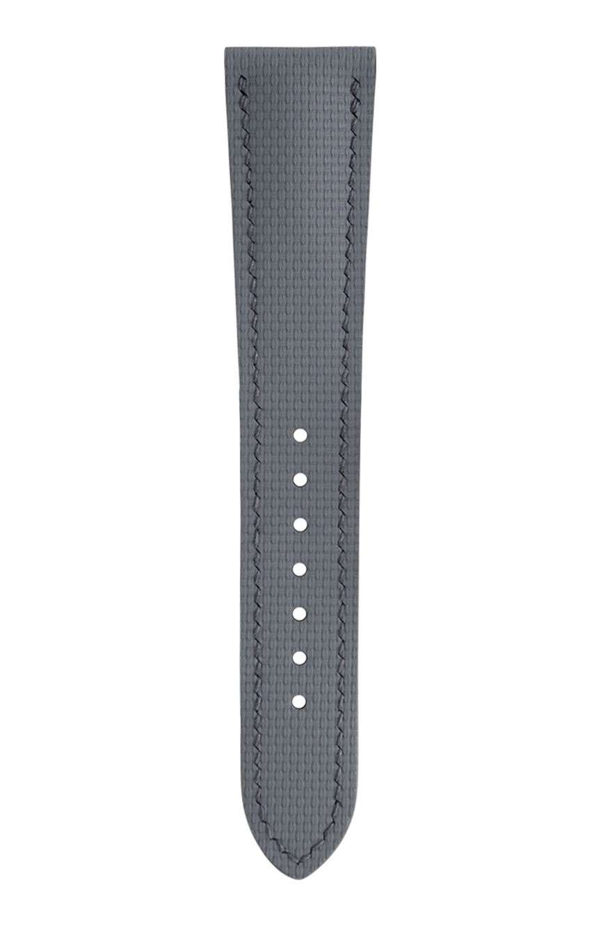 ديلوجز سوار جلدي بتصميم قماش الشراع باللون الرمادي