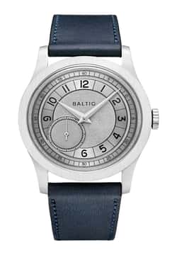 Baltic MR Roulette - Silver - Stitched Navy blue