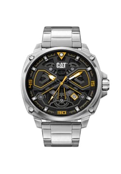 Cat Men's Analog Stainless steel