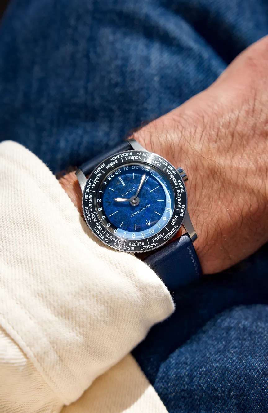 بالتيك Heures du Monde Worldtimer - Sodalite