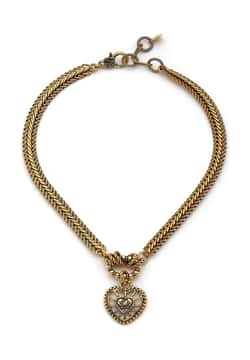 Mon Reve Heart gold plated necklace