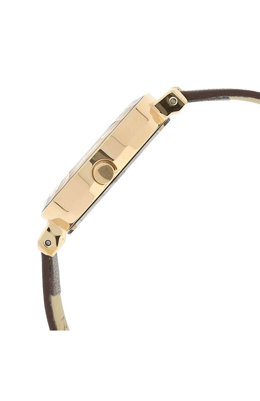 Titan Raga Viva Rose Gold Dial Women Watch With Leather Strap
