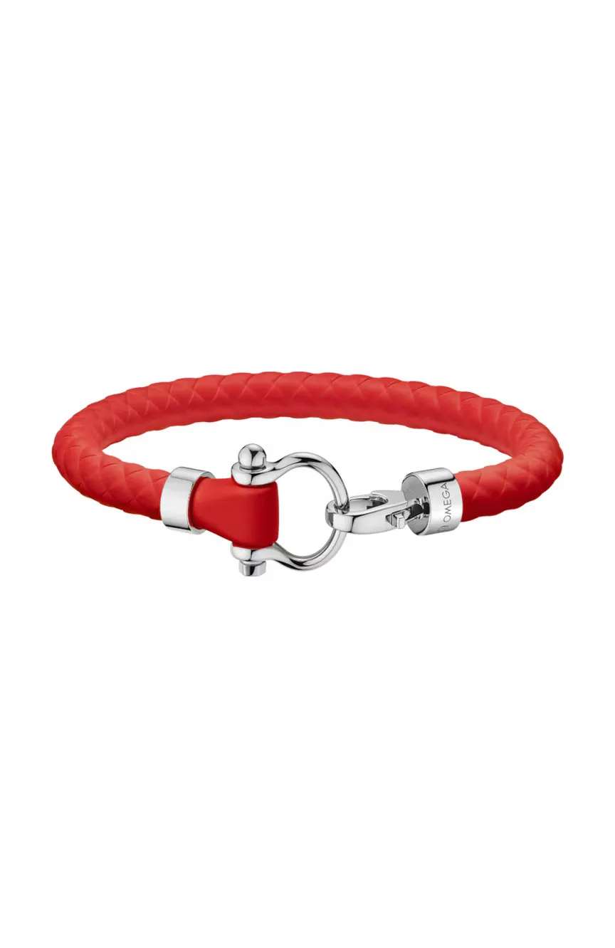 OMEGA BRACELET RUBBER STAINLESS STEEL