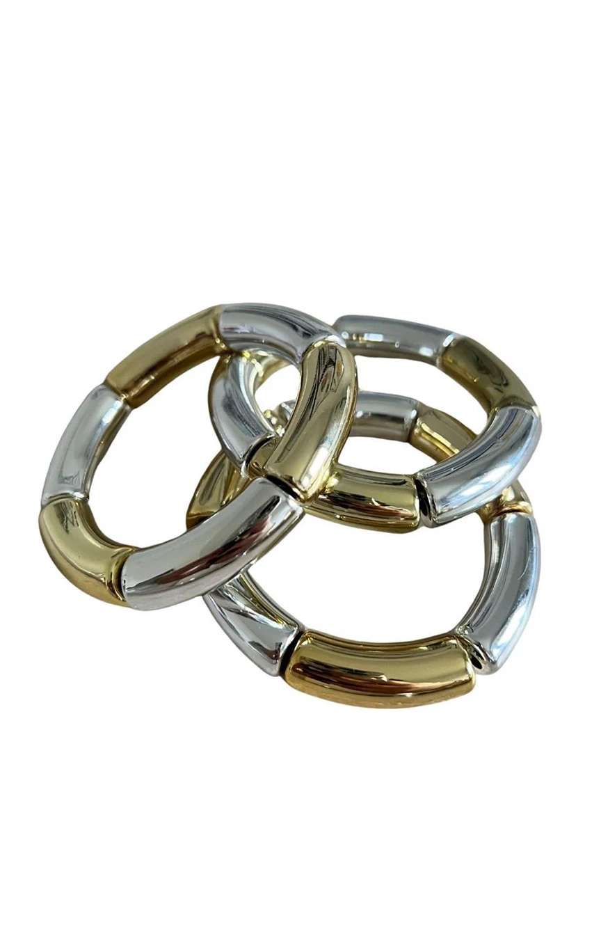 Colette Market Serpenti two tone resin bracelet