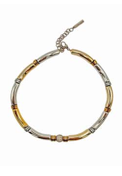 Colette Market قلادة كروية وأنبوبية من الزركونيوم والهيماتيت