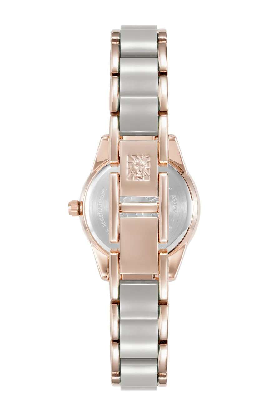 آن كلاين ساعة انالوج بسوار أكريليك للنساء