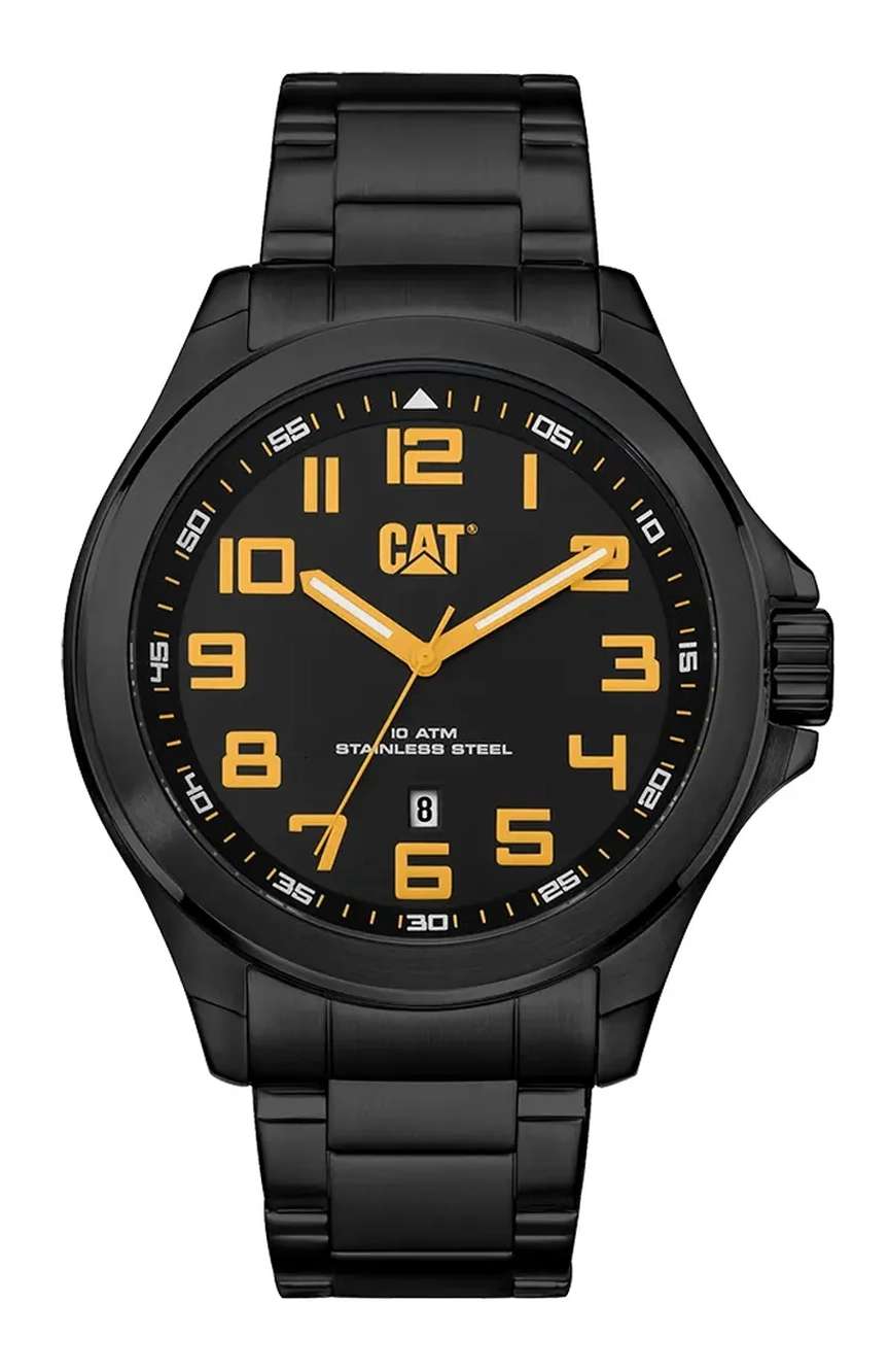 كات ساعة يد رجالية بسوار ستانلس ستيل